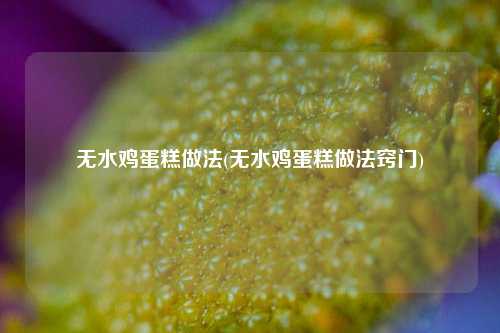 无水鸡蛋糕做法(无水鸡蛋糕做法窍门)