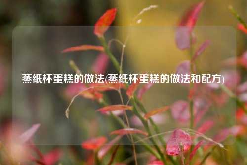 蒸纸杯蛋糕的做法(蒸纸杯蛋糕的做法和配方)